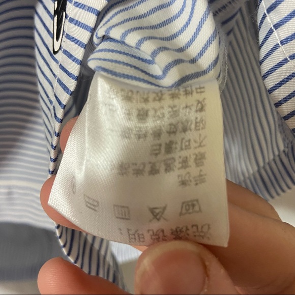 Kookastyle Striped Oversized Button Down Tunic Size Small - Picture 9 of 13